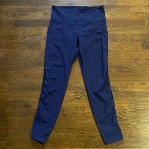 Old Native Active Leggings with Mesh Panel